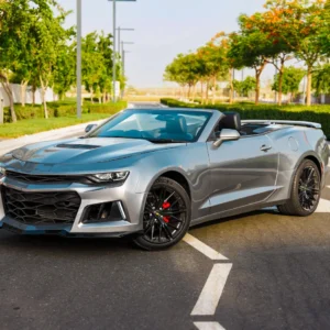 Camaro Silver Convertible